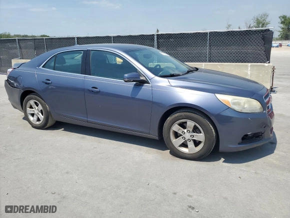 2013 Chevrolet Malibu LT with VIN 1G11C5SAXDF274400, listed as a Copart auction lot 51912435 with 122,395 mi miles and Salvage Title. Bid and sale history available at carsss.com. Image 4.