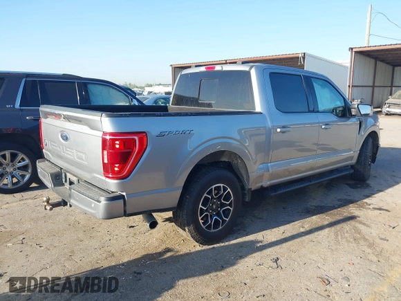 2021 Ford F-150 XL with VIN 1FTEW1C50MKD15666, listed as a IAAI auction lot 41846630 with 67,173 mi miles. Bid and sale history available at carsss.com. Image 4.