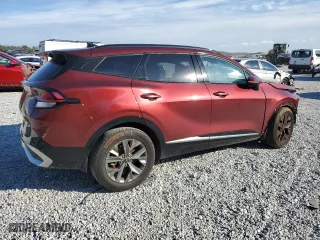 2023 Kia Sportage SX with VIN 5XYK43AF2PG102552, listed as a Copart auction lot 47005655 with 91,001 mi miles and Salvage Title. Bid and sale history available at carsss.com. Image 3.
