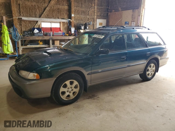1999 Subaru Legacy Outback with VIN 4S3BG685XX7634327, listed as a Copart auction lot 57334825 with 125,342 mi miles and Clean title. Bid and sale history available at DreamBid. Image 1.
