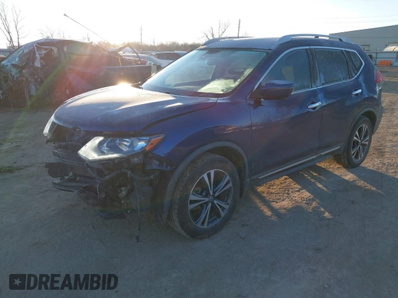 2017 Nissan Rogue SV with VIN JN8AT2MTXHW130635, listed as a IAAI auction lot 41334028 with 159,199 mi miles and . Bid and sale history available at DreamBid. Image 2.