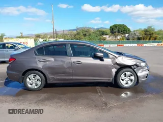 2015 Honda Civic LX with VIN 2HGFB2F54FH521831, listed as a IAAI auction lot 41378803 with 46,226 mi miles and . Bid and sale history available at DreamBid. Image 14.