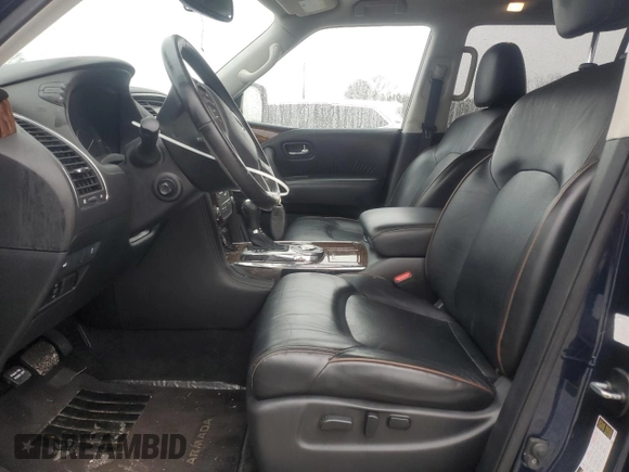 2020 Nissan Armada SL with VIN JN8AY2ND3L9108136, listed as a Copart auction lot 42542315 with 85,152 mi miles and Salvage Title. Bid and sale history available at carsss.com. Image 7.
