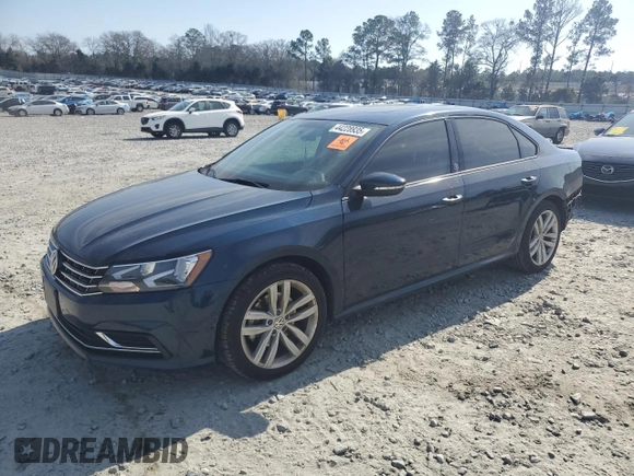 2019 Volkswagen Passat 2.0T Wolfsburg Edition with VIN 1VWLA7A32KC009227, listed as a Copart auction lot 44228935 with 70,576 mi miles and Salvage Title. Bid and sale history available at carsss.com. Image 1.