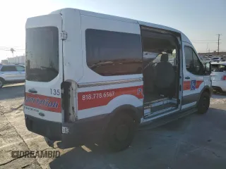 2017 Ford Transit XL с VIN 1FMZK1CM0HKA75959, выставлен на аукционе Copart как лот 88277945 с пробегом Не указан миль и Списание • Salvage title. История ставок и продаж доступна на DreamBid. Изображение 3.