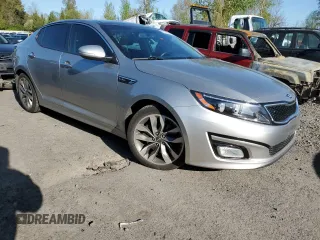 2015 Kia Optima SX Turbo with VIN 5XXGR4A64FG369434, listed as a Copart auction lot 53013555 with 119,398 mi miles and Salvage title. Bid and sale history available at DreamBid. Image 4.