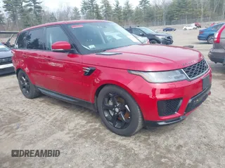 2019 Land Rover Range Rover Sport HSE with VIN SALWR2RV6KA844060, listed as a IAAI auction lot 41911829 with 77,148 mi miles. Bid and sale history available at carsss.com. Image 1.
