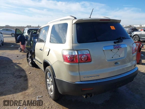 2011 GMC Acadia SL with VIN 1GKKRNED4BJ367573, listed as a IAAI auction lot 41240074 with Not Provided miles and . Bid and sale history available at carsss.com. Image 3.