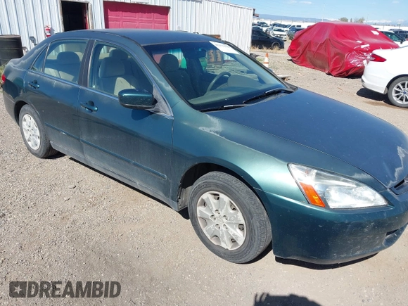 2003 Honda Accord LX z VIN JHMCM553X3C008092, wystawiony jako IAAI lot #42171596 z przebiegiem 238 785 mil mil oraz . Historia ofert i sprzedaży dostępna na DreamBid. Obrazek 1.