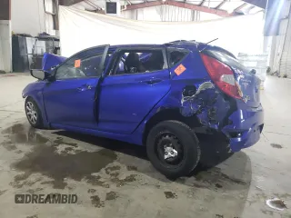 2013 Hyundai Accent GS with VIN KMHCT5AE9DU135340, listed as a Copart auction lot 50992305 with Not provided miles and Salvage title. Bid and sale history available at DreamBid. Image 2.