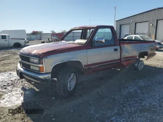 1990 Chevrolet Silverado 1500 with VIN 1GCDK14K3LE139253, listed as a Copart auction lot 46817875 with 55,838 mi miles and Salvage Title. Bid and sale history available at DreamBid. Image 1.
