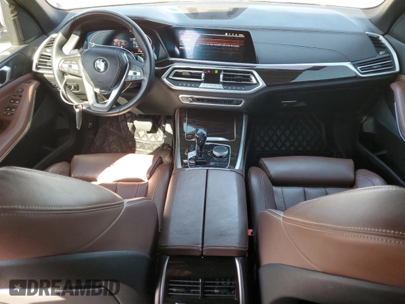 2020 BMW X5 xDrive40i with VIN 5UXCR6C09L9C13127, listed as a Copart auction lot 53941035 with 76,685 mi miles and Salvage title. Bid and sale history available at DreamBid. Image 8.