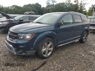 2015 Dodge Journey Crossroad with VIN 3C4PDCGB7FT677229, listed as a Copart auction lot 66125195 with 99,653 mi miles and Clean title. Bid and sale history available at DreamBid. Image 1.