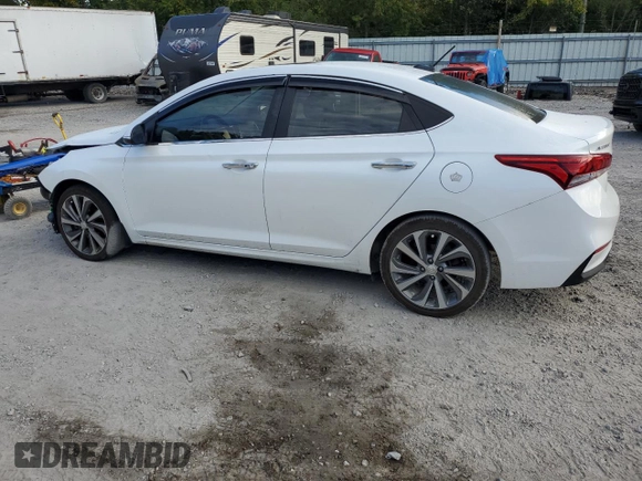 2018 Hyundai Accent Limited with VIN 3KPC34A35JE021794, listed as a Copart auction lot 71097384 with 96,261 mi miles and Salvage Title. Bid and sale history available at carsss.com. Image 2.