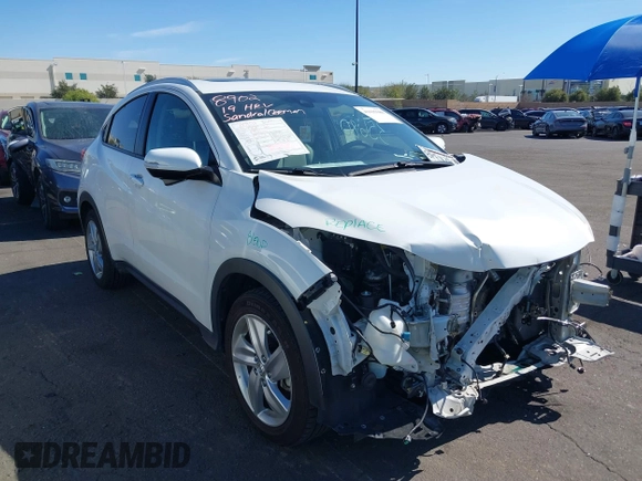 2019 Honda HR-V EX with VIN 3CZRU5H5XKM719534, listed as a IAAI auction lot 41635680 with 55,770 mi miles. Bid and sale history available at carsss.com. Image 14.