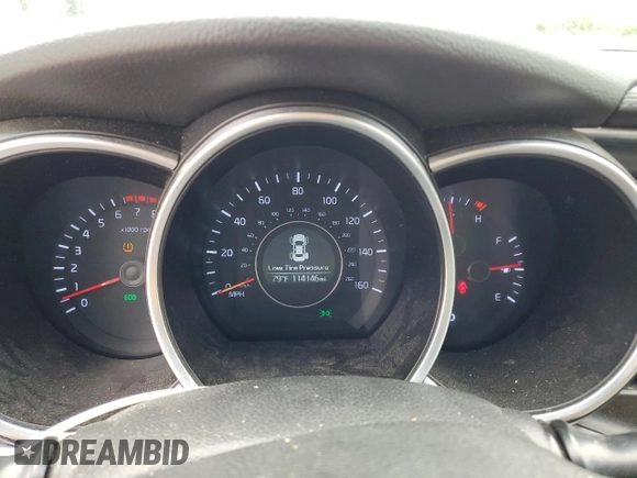 2015 Kia Optima EX with VIN 5XXGN4A75FG456554, listed as a Copart auction lot 58704005 with 114,146 mi miles and Salvage title. Bid and sale history available at DreamBid. Image 9.