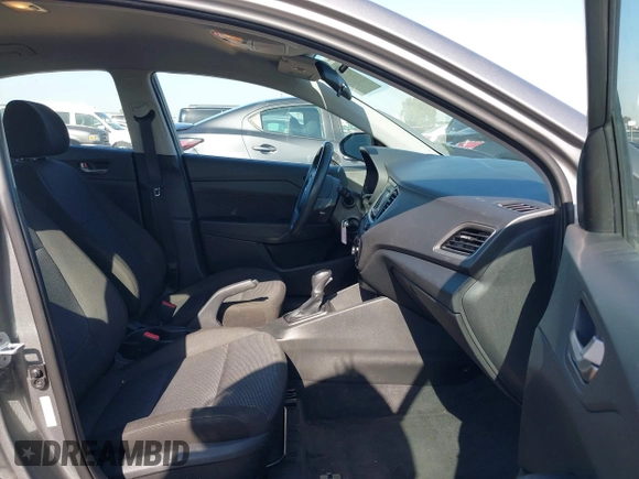 2022 Hyundai Accent SE with VIN 3KPC24A6XNE164078, listed as a IAAI auction lot 41975657 with 36,977 mi miles and . Bid and sale history available at carsss.com. Image 5.