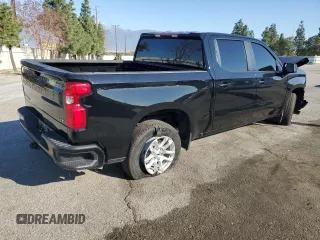 2024 Chevrolet Silverado 1500 RST with VIN 2GCPADED0R1135690, listed as a Copart auction lot 44955675 with 12,150 mi miles and Salvage Title. Bid and sale history available at carsss.com. Image 3.