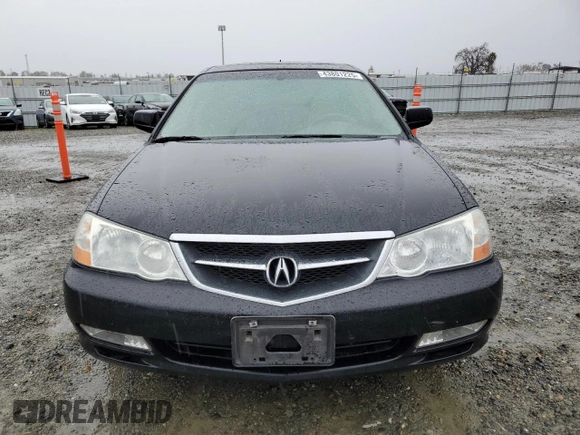 2003 Acura TL Type S w/Navigation System with VIN 19UUA56983A014407, listed as a Copart auction lot 43801225 with 116,004 mi miles and Salvage Title. Bid and sale history available at carsss.com. Image 5.