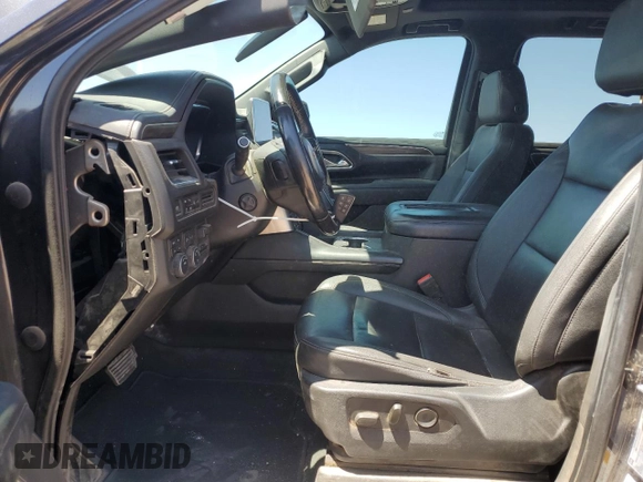 2022 Chevrolet Suburban LT with VIN 1GNSKCKDXNR317511, listed as a Copart auction lot 52573795 with 134,062 mi miles and Salvage Title. Bid and sale history available at DreamBid. Image 7.