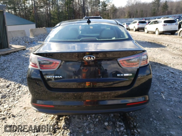 2016 Kia Optima Hybrid EX with VIN KNAGN4AD8G5092056, listed as a Copart auction lot 84051884 with 232,943 mi miles and Salvage Title. Bid and sale history available at carsss.com. Image 6.