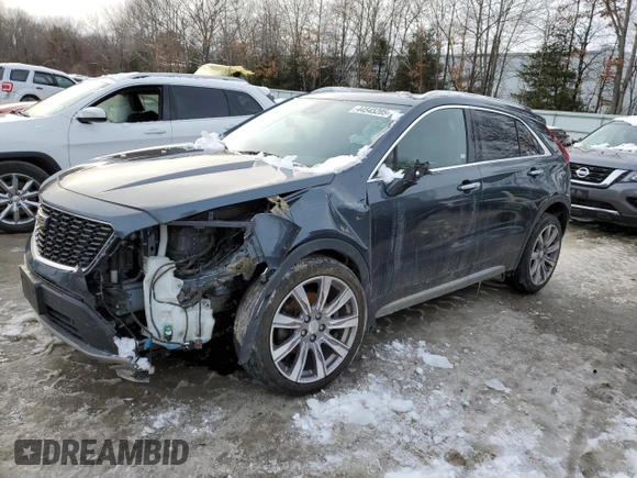 2019 Cadillac XT4 AWD Premium Luxury with VIN 1GYFZDR40KF101367, listed as a Copart auction lot 44545205 with 78,616 mi miles and Salvage title. Bid and sale history available at DreamBid. Image 1.