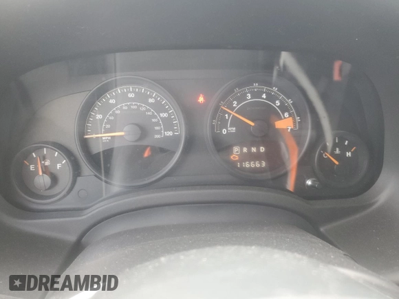 2014 Jeep Compass Sport with VIN 1C4NJDBB7ED503825, listed as a Copart auction lot 49867255 with 116,663 mi miles and Salvage Title. Bid and sale history available at carsss.com. Image 9.
