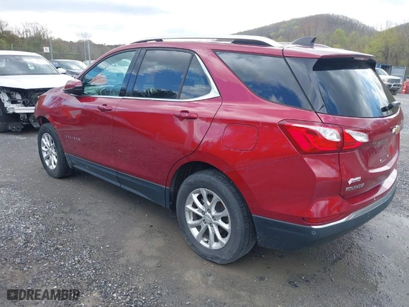 2019 Chevrolet Equinox LT with VIN 2GNAXUEV1K6143584, listed as a IAAI auction lot 42032859 with 51,646 mi miles. Bid and sale history available at carsss.com. Image 3.