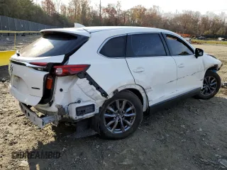 2022 Mazda CX-9 Sport with VIN JM3TCBBY5N0606296, listed as a Copart auction lot 80864034 with 0 mi miles and Salvage Title. Bid and sale history available at carsss.com. Image 3.