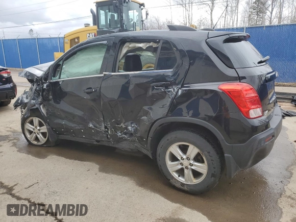 2016 Chevrolet Trax LT with VIN 3GNCJPSBXGL205511, listed as a Copart auction lot 53418195 with Not Provided miles and Non Repairable. Bid and sale history available at DreamBid. Image 2.