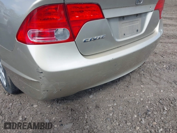 2008 Honda Civic LX with VIN 1HGFA16518L095857, listed as a IAAI auction lot 41981158 with Not Provided miles and . Bid and sale history available at DreamBid. Image 6.
