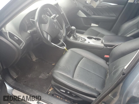 2017 Infiniti Q50 Signature Edition with VIN JN1EV7APXHM730064, listed as a Copart auction lot 58155405 with 93,425 mi miles and Salvage title. Bid and sale history available at DreamBid. Image 7.