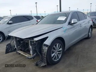 2017 Infiniti Q50 2.0t with VIN JN1CV7AP7HM641320, listed as a IAAI auction lot 41116062 with 164,024 mi miles. Bid and sale history available at carsss.com. Image 17.