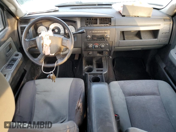2010 Dodge Dakota Bighorn/Lonestar with VIN 1D7RW3GK8AS212476, listed as a Copart auction lot 81830154 with Not Provided miles and Salvage Title. Bid and sale history available at DreamBid. Image 8.