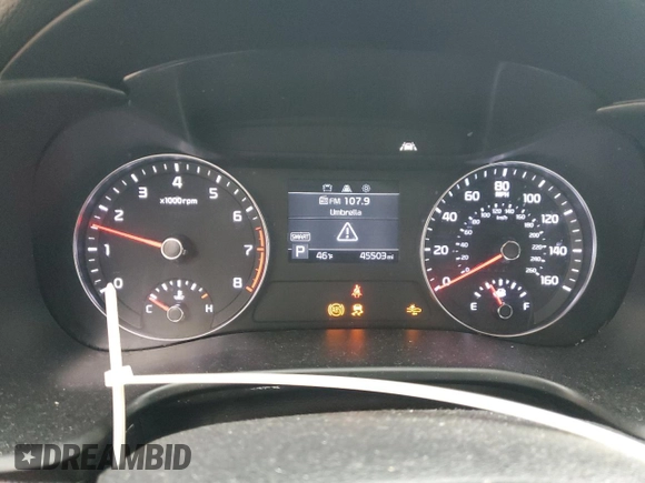 2020 Kia Forte LXS with VIN 3KPF24AD4LE213784, listed as a Copart auction lot 52540195 with 45,503 mi miles and Salvage Title. Bid and sale history available at carsss.com. Image 9.