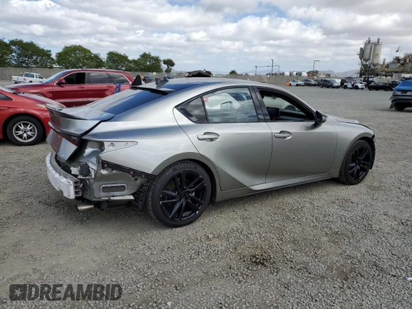2021 Lexus IS 300 with VIN JTHAA1D23M5112947, listed as a Copart auction lot 56178725 with 60,479 mi miles and Salvage title. Bid and sale history available at DreamBid. Image 3.