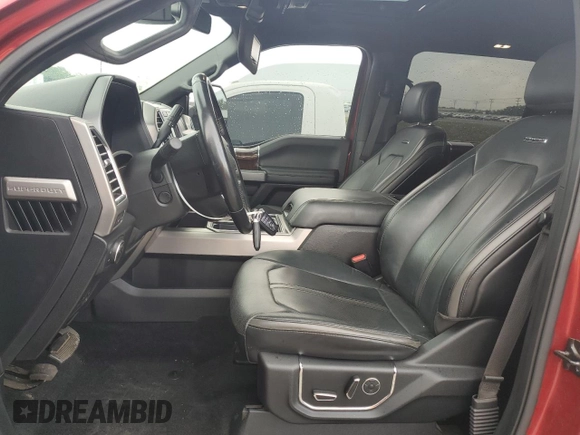2017 Ford F-250 Lariat with VIN 1FT7W2BT9HED25129, listed as a Copart auction lot 62985215 with 97,950 mi miles and Clean title. Bid and sale history available at DreamBid. Image 7.