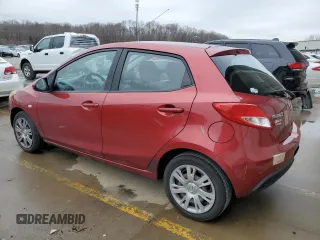 2014 Mazda 2 Sport with VIN JM1DE1KY7E0177518, listed as a Copart auction lot 85895094 with 107,486 mi miles and Salvage Title. Bid and sale history available at carsss.com. Image 2.
