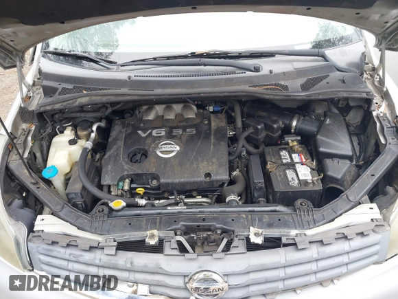 2009 Nissan Quest SL with VIN 5N1BV28U59N105982, listed as a IAAI auction lot 41795063 with 127,008 mi miles. Bid and sale history available at carsss.com. Image 10.