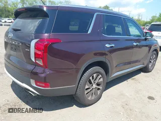 2021 Hyundai Palisade SEL z VIN KM8R2DHE9MU175205, wystawiony jako IAAI lot #42213457 z przebiegiem 158 469 mil mil oraz . Historia ofert i sprzedaży dostępna na DreamBid. Obrazek 4.