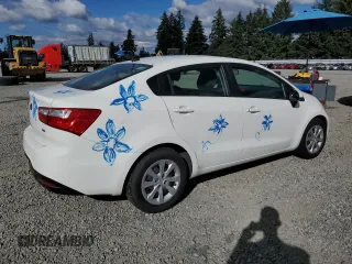 2013 Kia Rio LX with VIN KNADM4A38D6219536, listed as a Copart auction lot 72192754 with 74,307 mi miles and Salvage Title. Bid and sale history available at carsss.com. Image 3.