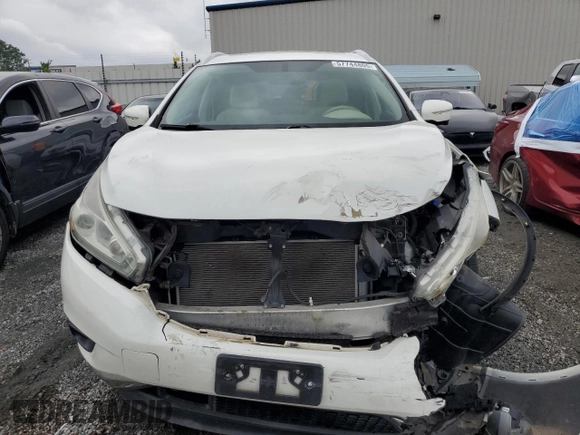 2015 Nissan Murano Platinum с VIN 5N1AZ2MG2FN264857, выставлен на аукционе Copart как лот 57744805 с пробегом 75 970 миль миль и Списание • Salvage title. История ставок и продаж доступна на DreamBid. Изображение 5.