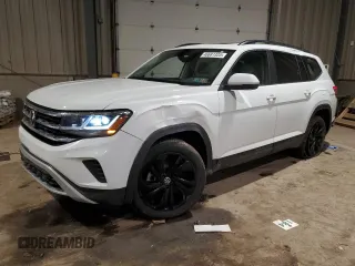 2021 Volkswagen Atlas 3.6L V6 SE w/Technology with VIN 1V2KR2CA5MC611143, listed as a Copart auction lot 46681335 with 50,324 mi miles and Salvage Title. Bid and sale history available at carsss.com. Image 1.