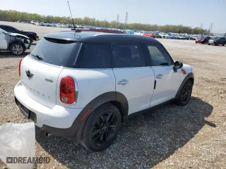 2013 MINI Cooper Countryman with VIN WMWZB3C51DWR35988, listed as a Copart auction lot 51003575 with 0 mi miles and Salvage Title. Bid and sale history available at carsss.com. Image 3.