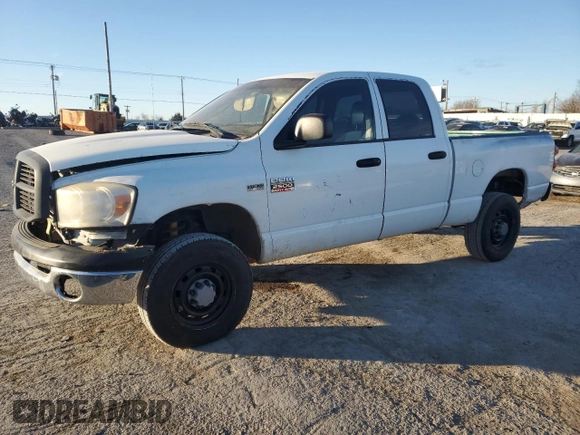 2007 Dodge Ram 2500 SLT with VIN 1D7KS28D17J595506, listed as a Copart auction lot 41822675 with 257,246 mi miles and Clean Title. Bid and sale history available at carsss.com. Image 1.