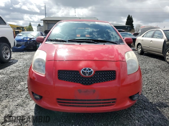 2007 Toyota Yaris with VIN JTDJT923275079885, listed as a Copart auction lot 50849725 with 234,634 mi miles and Salvage Title. Bid and sale history available at carsss.com. Image 5.