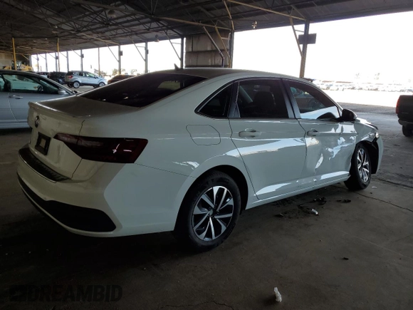 2024 Volkswagen Jetta S with VIN 3VW5M7BU7RM103801, listed as a Copart auction lot 59160625 with 52,465 mi miles and Salvage title. Bid and sale history available at DreamBid. Image 3.