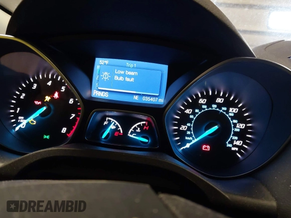 2015 Ford Escape SE with VIN 1FMCU0GX4FUC22042, listed as a IAAI auction lot 42094798 with 35,407 mi miles and . Bid and sale history available at DreamBid. Image 7.