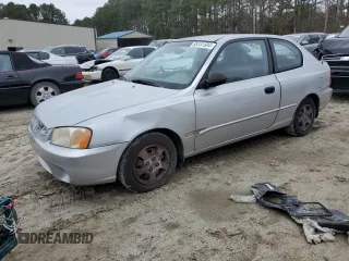 2002 Hyundai Accent GL with VIN KMHCG35CX2U210657, listed as a Copart auction lot 85131504 with 91,354 mi miles and Clean Title. Bid and sale history available at carsss.com. Image 1.