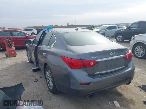 2015 Infiniti Q50 with VIN JN1BV7AP6FM345326, listed as a IAAI auction lot 41739805 with 169,914 mi miles and . Bid and sale history available at DreamBid. Image 3.